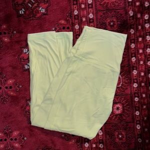 Neon yellow 25 inch leggings from Lululemon